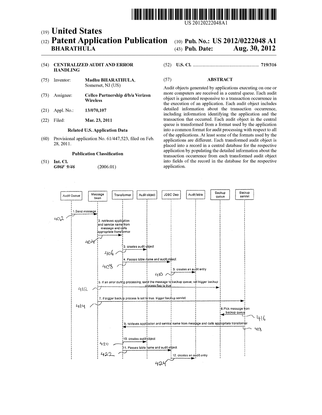 CENTRALIZED AUDIT AND ERROR HANDLING - diagram, schematic, and image 01