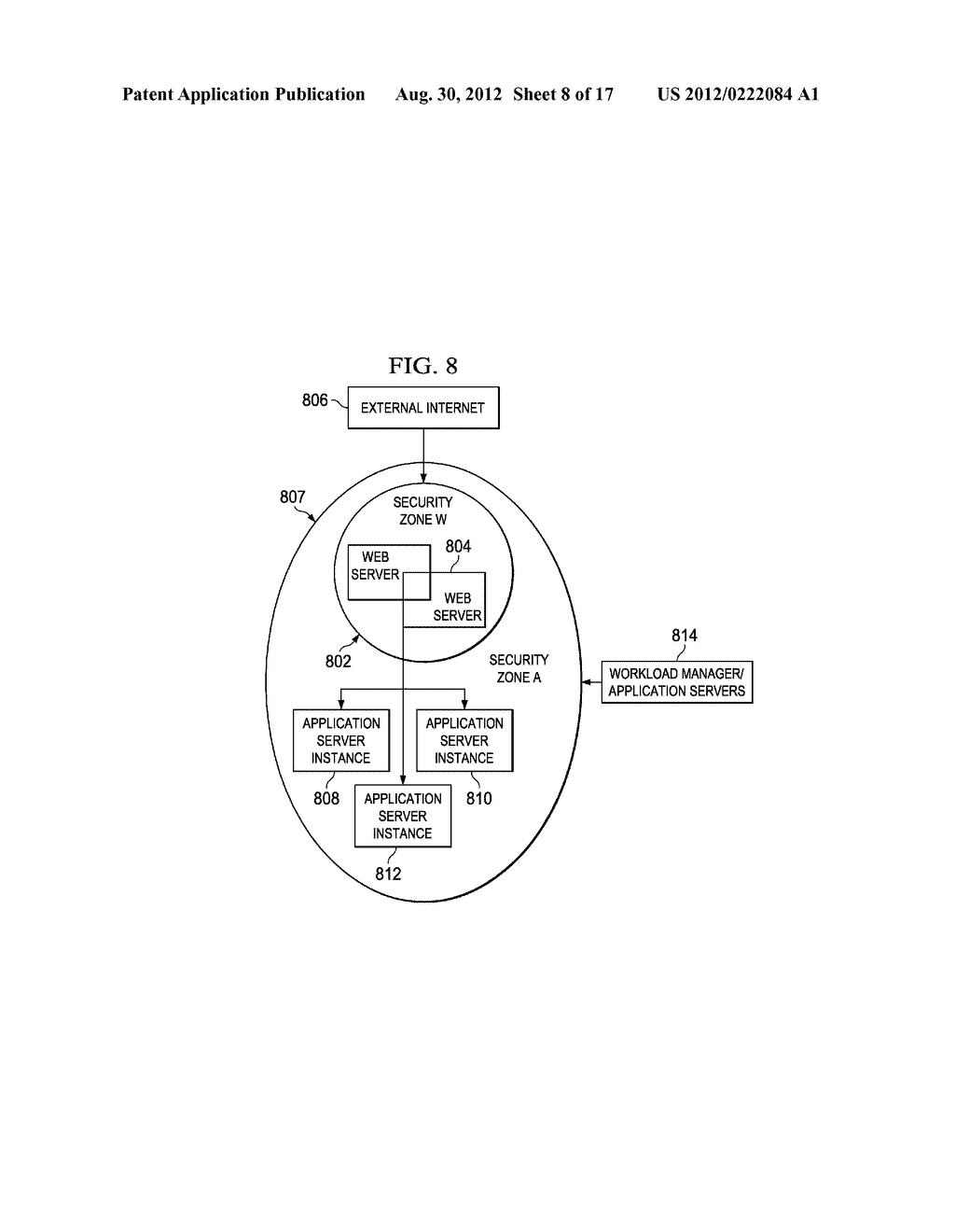 Virtual Securty Zones for Data Processing Environments - diagram, schematic, and image 09