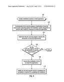 PROVIDING A DECLARATION OF SECURITY REQUIREMENTS TO A SECURITY PROGRAM TO     USE TO CONTROL APPLICATION OPERATIONS diagram and image