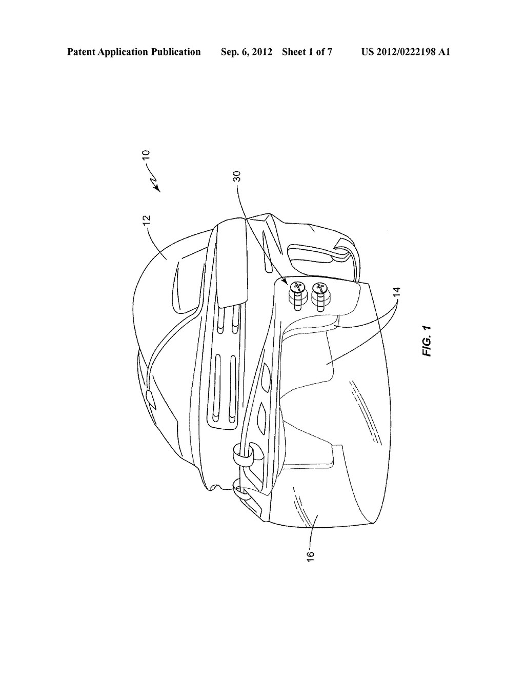 Mounting Assembly for a Face Shield - diagram, schematic, and image 02