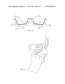 Protective Eyewear Device With Lateral Eye Access and Quick Release     Mechanism for Interchanging Lenses diagram and image