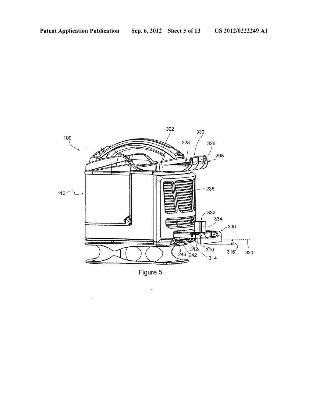 CYCLONE CHAMBER CONSTRUCTION FOR A SURFACE CLEANING APPARATUS - diagram, schematic, and image 06