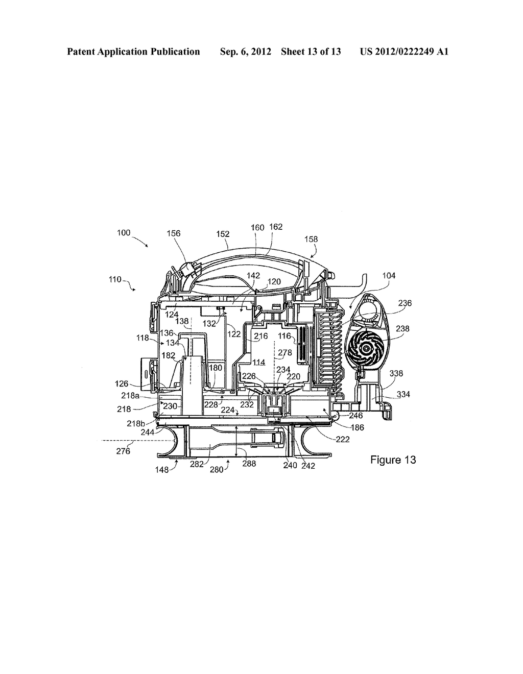 CYCLONE CHAMBER CONSTRUCTION FOR A SURFACE CLEANING APPARATUS - diagram, schematic, and image 14