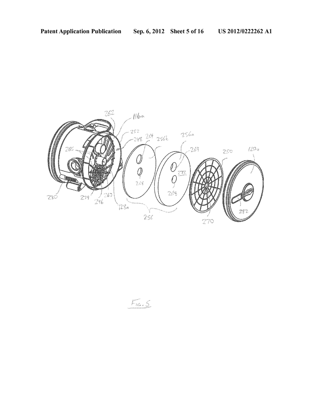 CYCLONE CHAMBER AND DIRT COLLECTION ASSEMBLY FOR A SURFACE CLEANING     APPARATUS - diagram, schematic, and image 06