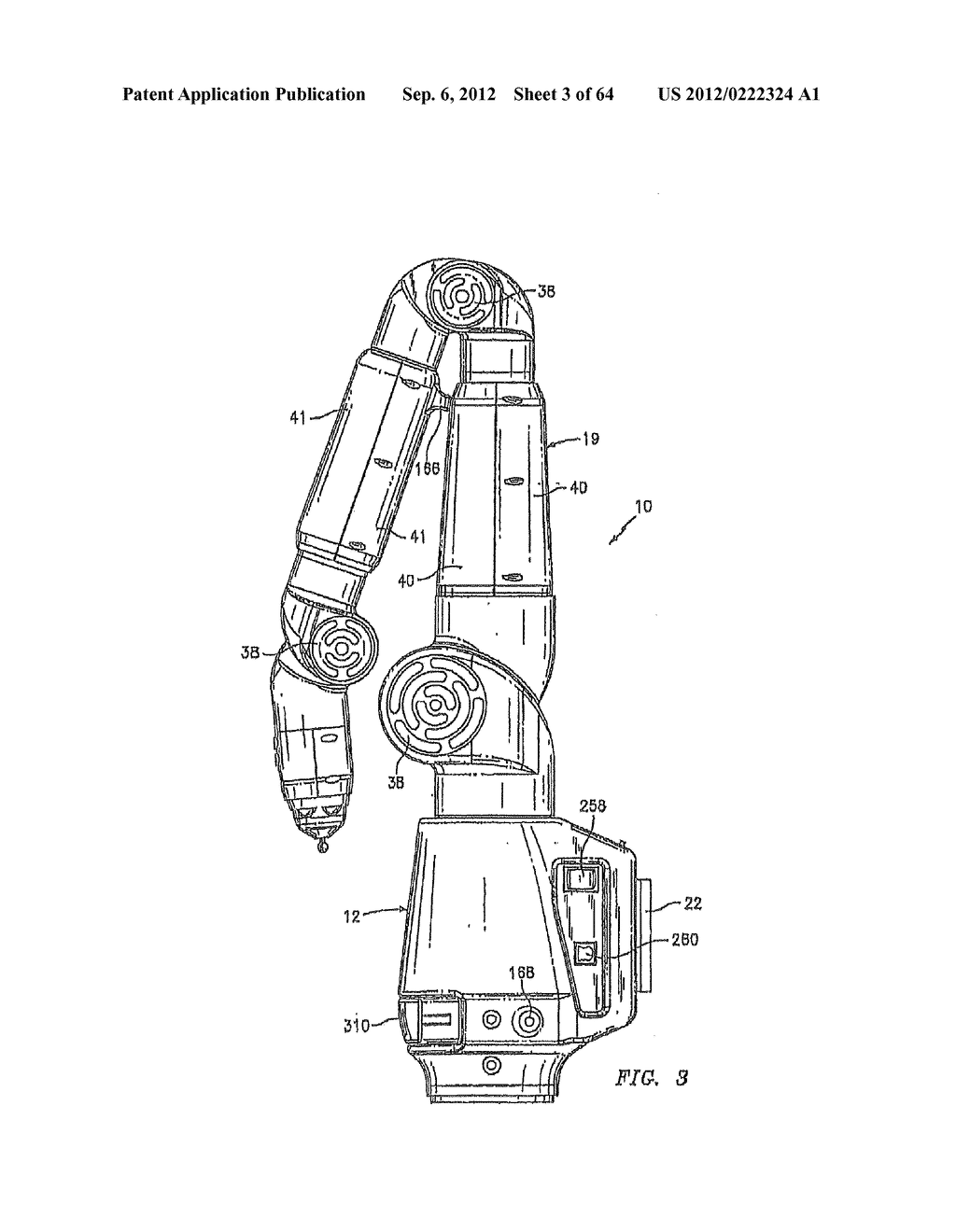 PORTABLE COORDINATE MEASUREMENT MACHINE HAVING A HANDLE THAT INCLUDES     ELECTRONICS - diagram, schematic, and image 04