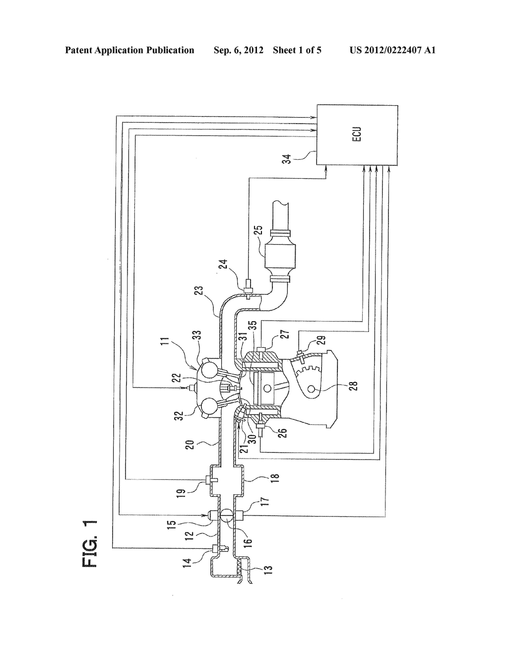 CATALYST WARMING-UP CONTROLLER FOR INTERNAL COMBUSTION ENGINE - diagram, schematic, and image 02