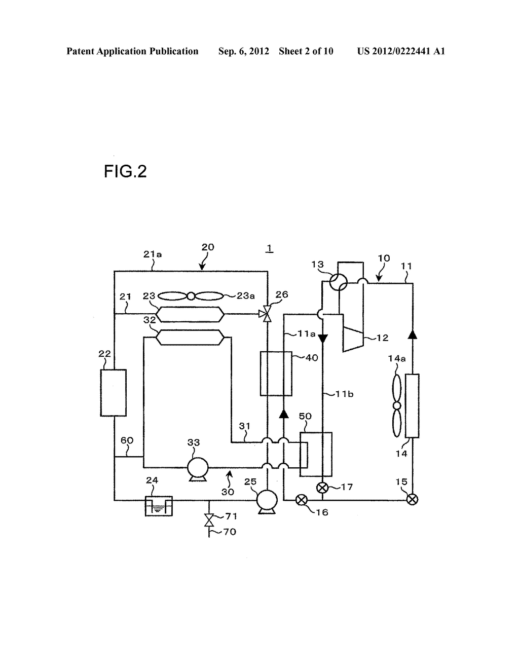 Heat Cycle System for Mobile Object - diagram, schematic, and image 03