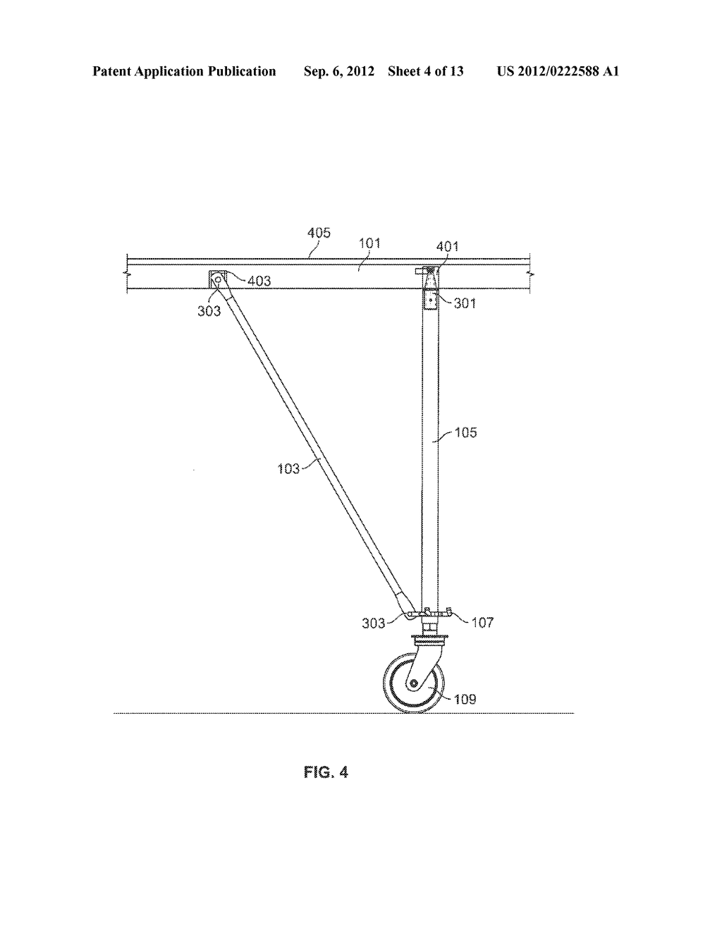 PORTABLE LOCKING SUPPORT STRUCTURE - diagram, schematic, and image 05