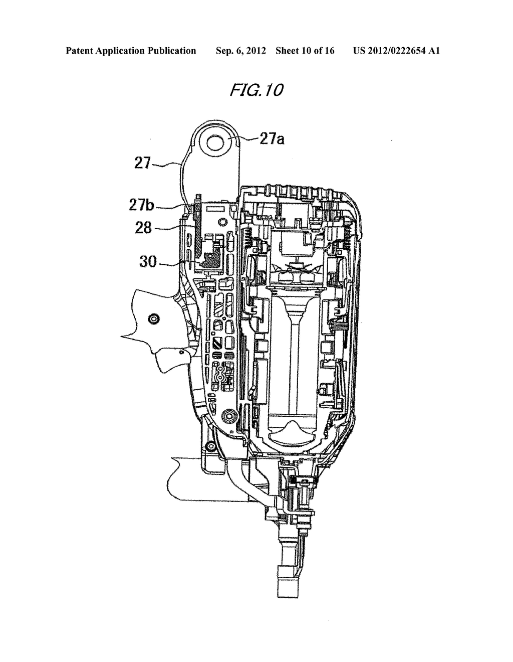 GAS COMBUSTION TYPE DRIVING TOOL - diagram, schematic, and image 11