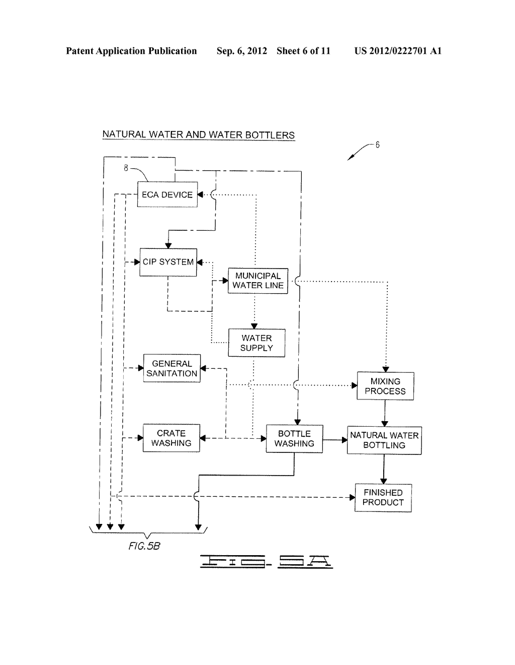 BEVERAGE MANUFACTURE, PROCESSING, PACKAGING AND DISPENSING USING     ELECTROCHEMICALLY ACTIVATED WATER - diagram, schematic, and image 07