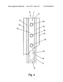 METHOD FOR REINFORCING A FIBER COMPOSITE COMONENT AND ARRANGEMENT FOR     PRODUCING A REINFORCED FIBER COMPOSITE COMPONENT diagram and image