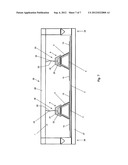 METHOD FOR REINFORCING A FIBER COMPOSITE COMONENT AND ARRANGEMENT FOR     PRODUCING A REINFORCED FIBER COMPOSITE COMPONENT diagram and image