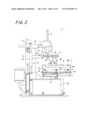 Tire mounting and demounting machine, tire mounting method and tire     demounting method diagram and image