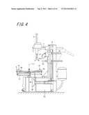 Tire mounting and demounting machine, tire mounting method and tire     demounting method diagram and image