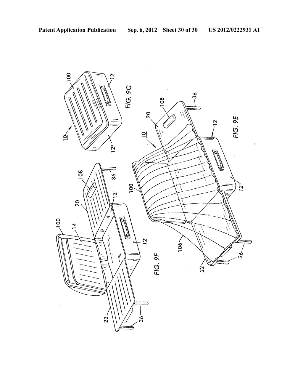 APPARATUS THAT INCLUDES A SUITCASE WITH INTEGRATED SUPPORT ARRANGEMENTS     FOR CONVERSION TO A BED OR A CHAISE LOUNGE - diagram, schematic, and image 31