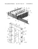 Sealing device for a coking plant charged with a coal cake diagram and image