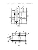 Sealing device for a coking plant charged with a coal cake diagram and image