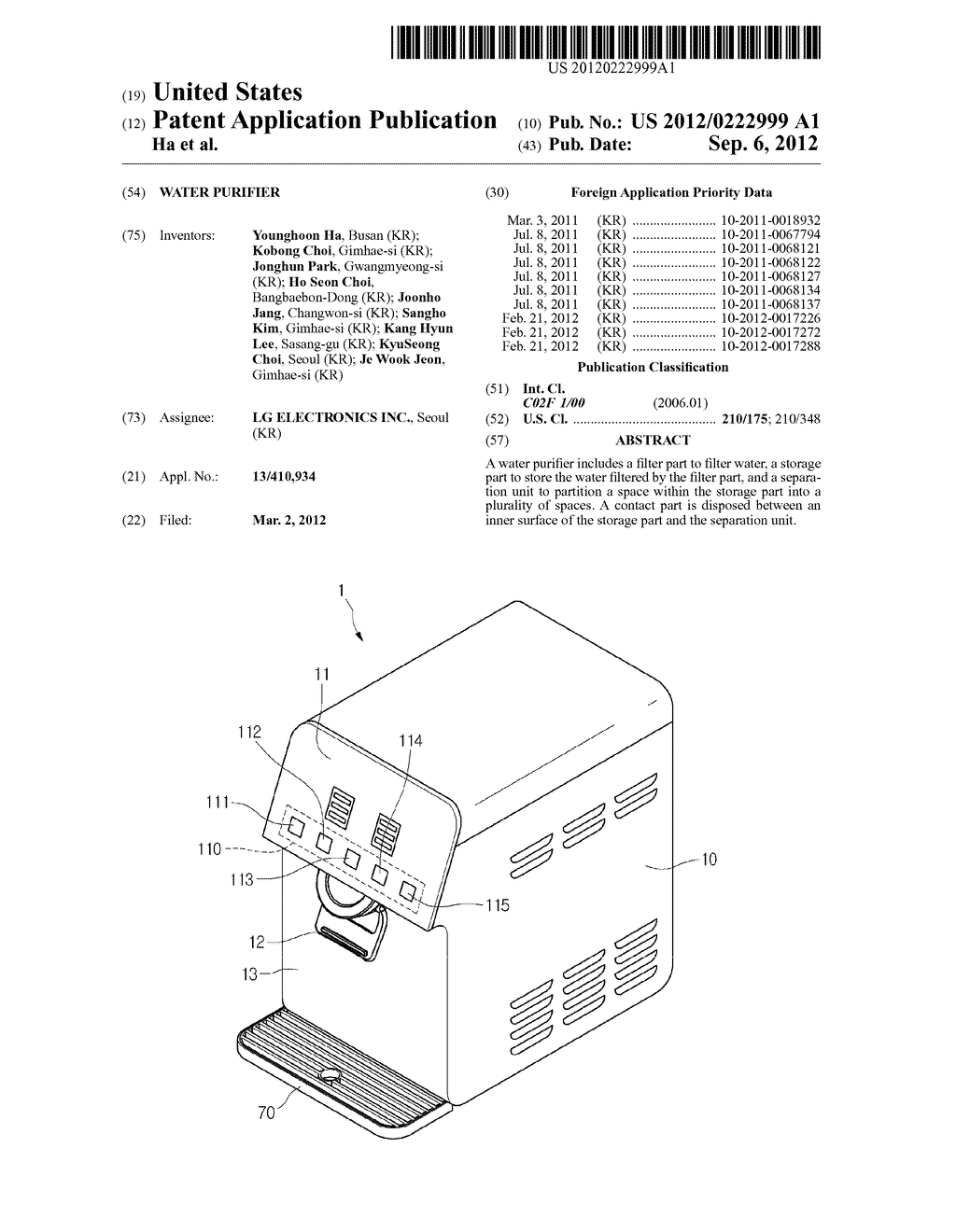 WATER PURIFIER - diagram, schematic, and image 01