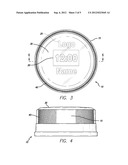 CONTAINER CAP WITH PROTECTIVE COVER diagram and image