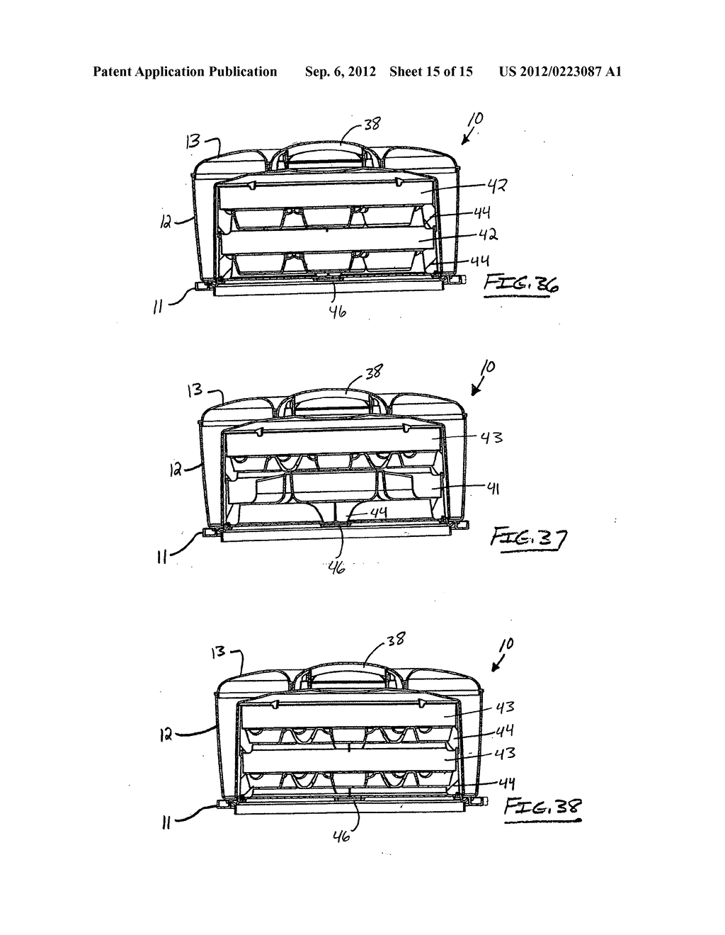 Apparatus for carrying/storing baked goods and the like - diagram, schematic, and image 16