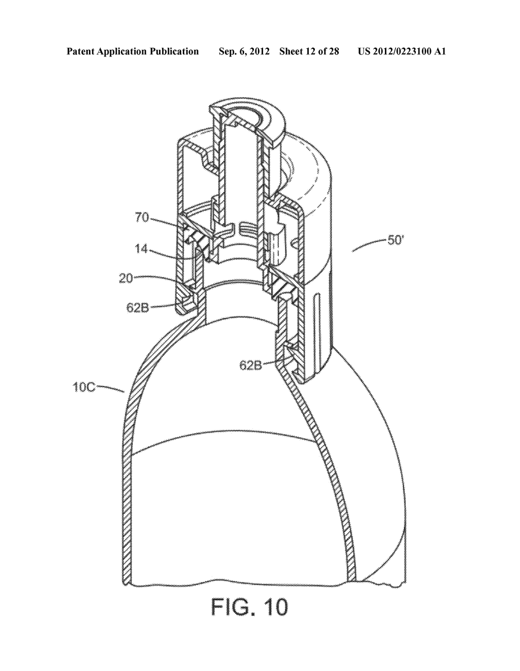 BOTTLE CAP FOR DISPERSING POWDERED SUPPLEMENT IN SITU - diagram, schematic, and image 13
