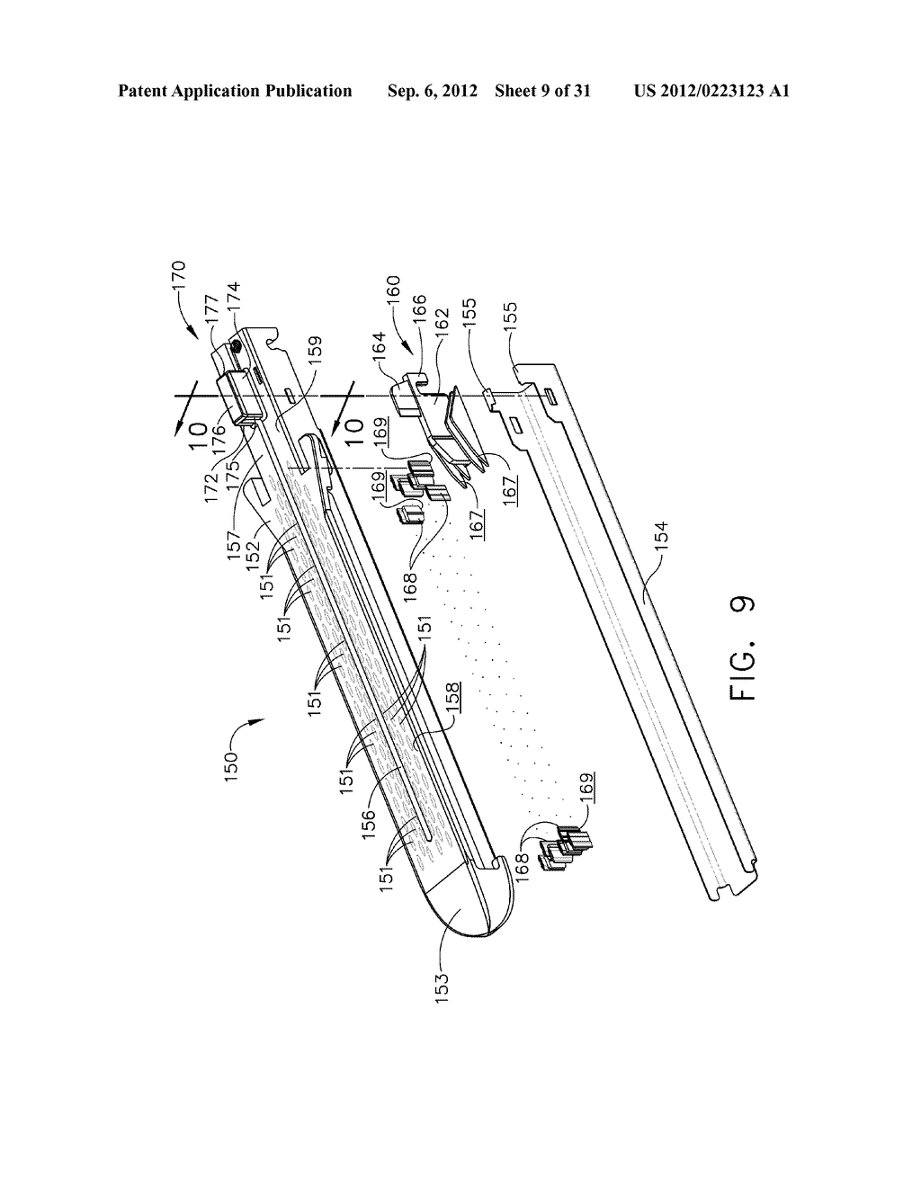 SURGICAL STAPLER WITH APPARATUS FOR ADJUSTING STAPLE HEIGHT - diagram, schematic, and image 10