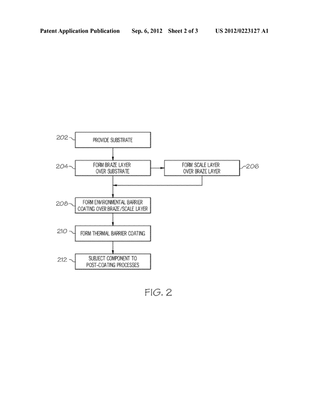 COMPONENTS AND METHODS OF FORMING PROTECTIVE COATING SYSTEMS ON COMPONENTS - diagram, schematic, and image 03