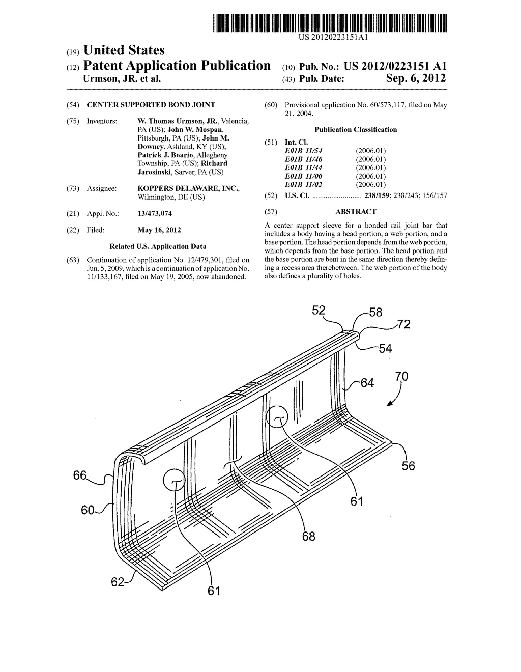 Center Supported Bond Joint - diagram, schematic, and image 01