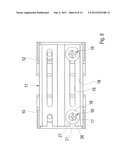 MOVABLE CONNECTING PLATE FOR CONNECTING TWO OVERHEAD STORAGE COMPARTMENT     ELEMENTS diagram and image