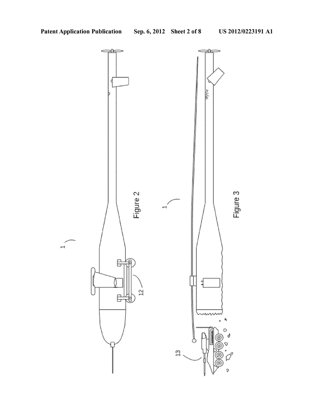 Short Landing Air Vehicle by the use of Rotating Wings - diagram, schematic, and image 03