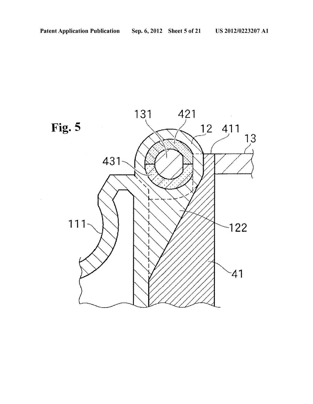 SHAFT SUPPORT STRUCTURE, CLIP, AND METAL MOLD FOR SHAFT SUPPORT STRUCTURE - diagram, schematic, and image 06