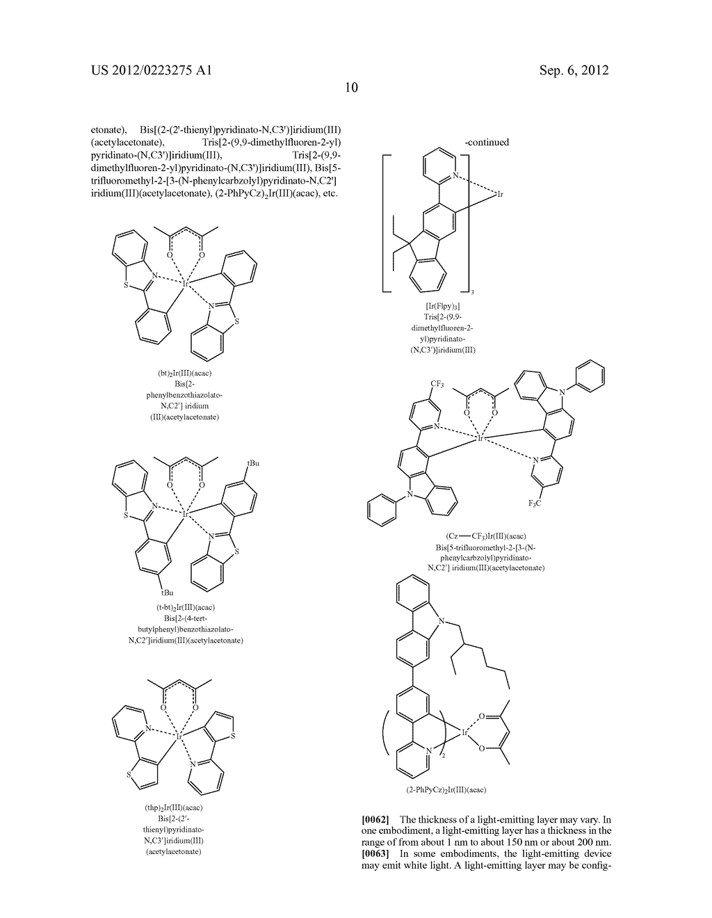 SUBSTITUTED BIPYRIDINES FOR USE IN LIGHT-EMITTING DEVICES - diagram, schematic, and image 12