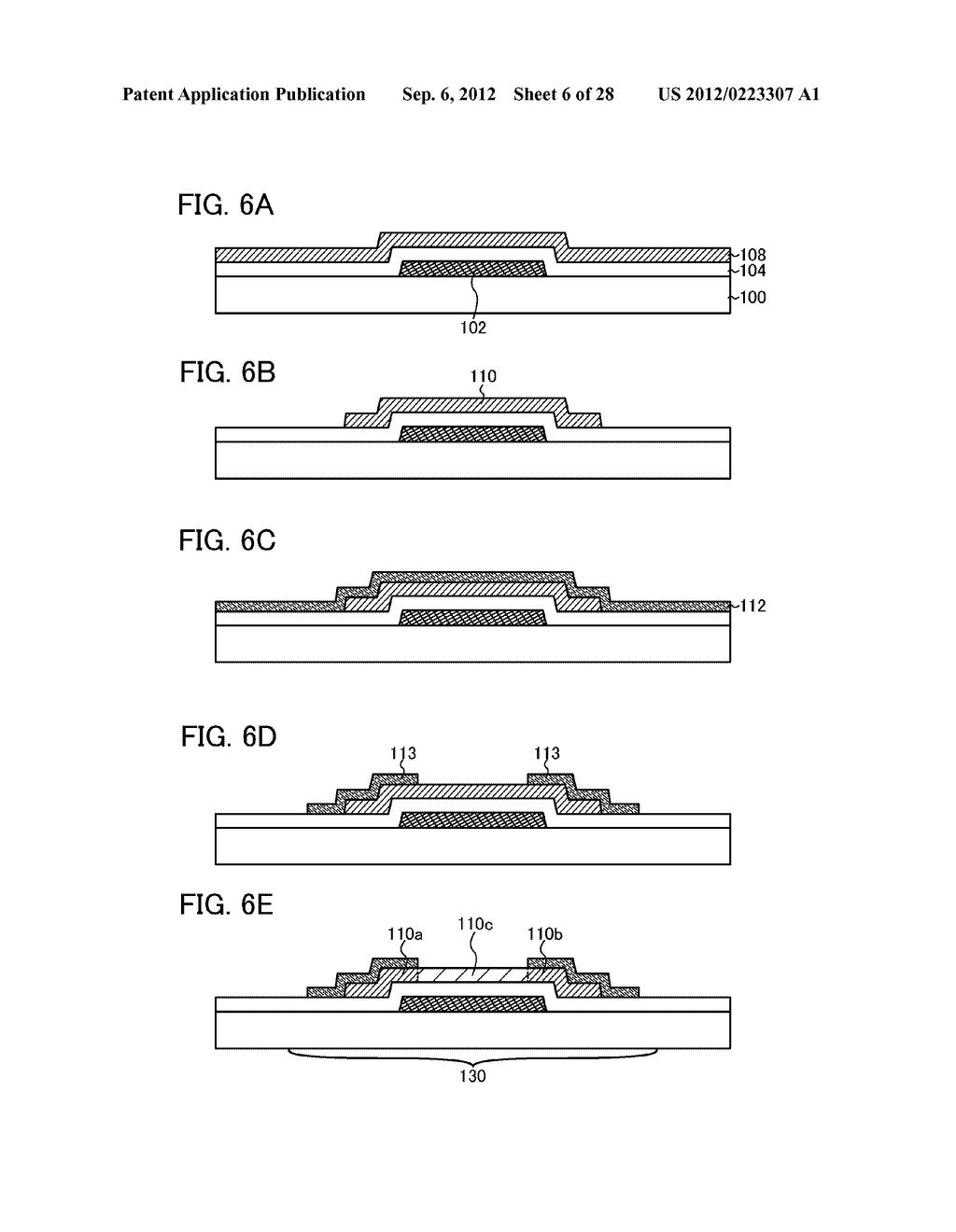 METHOD FOR MANUFACTURING TRANSISTOR - diagram, schematic, and image 07