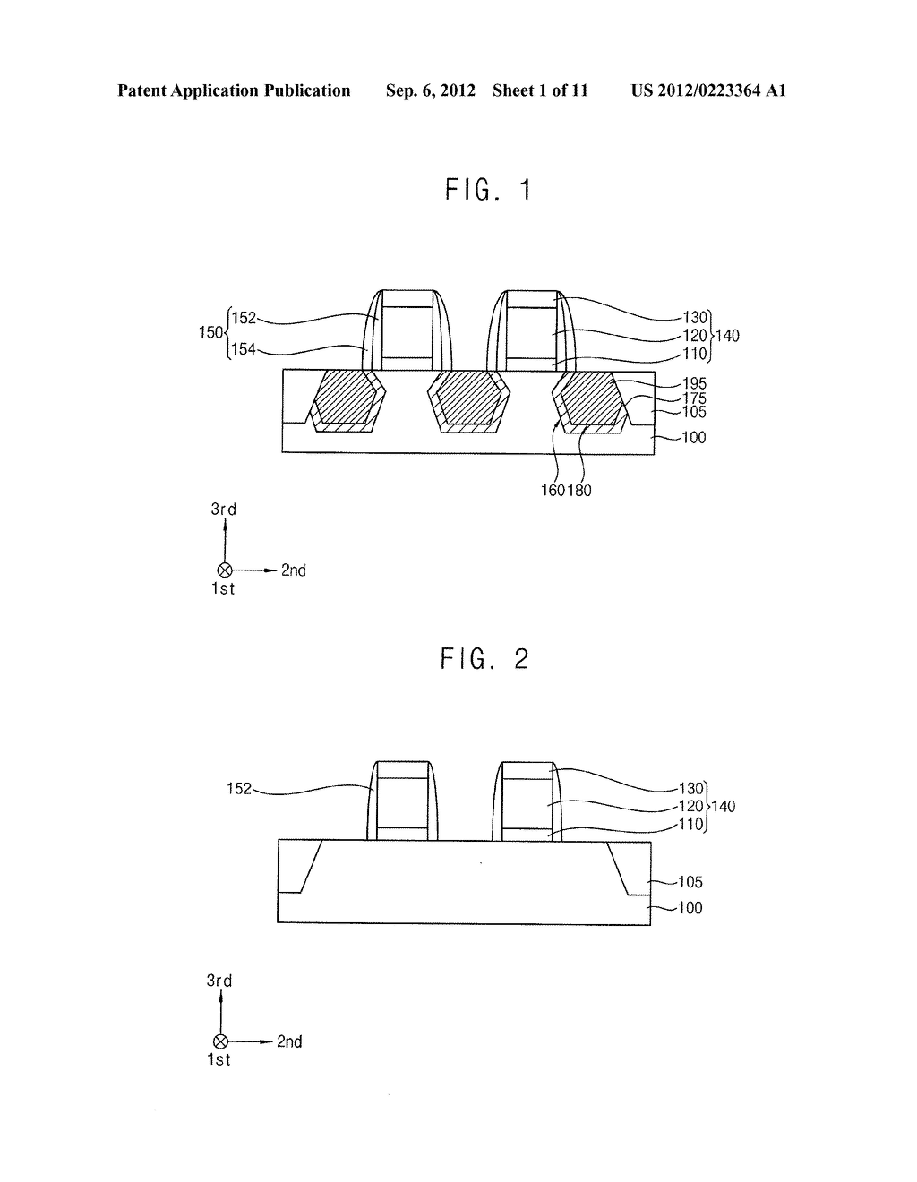 TRANSISTORS AND METHODS OF MANUFACTURING THE SAME - diagram, schematic, and image 02