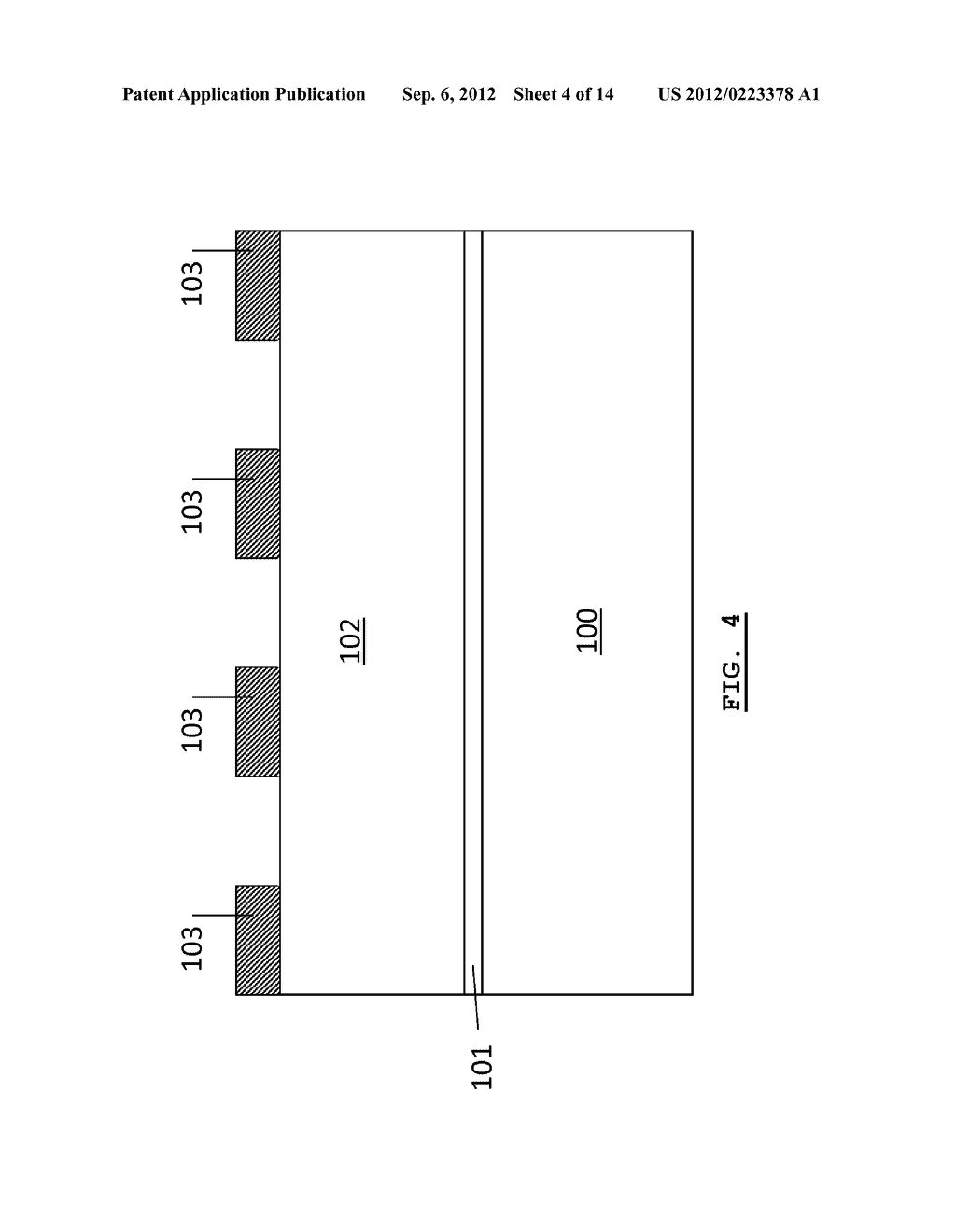 Floating Gate Semiconductor Memory Device and Method for Producing Such a     Device - diagram, schematic, and image 05