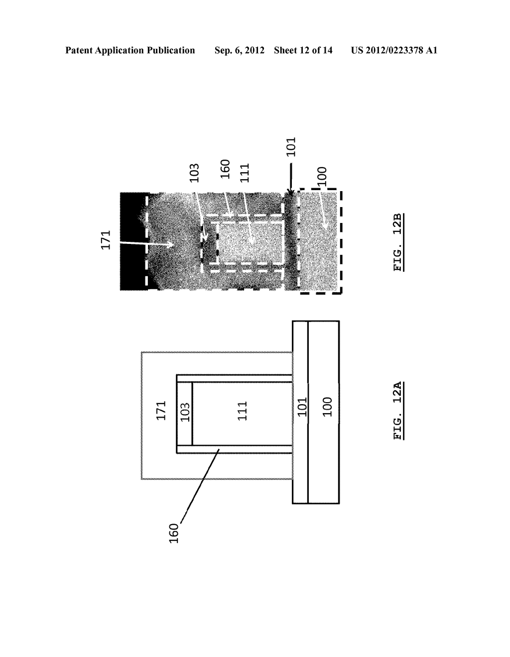 Floating Gate Semiconductor Memory Device and Method for Producing Such a     Device - diagram, schematic, and image 13