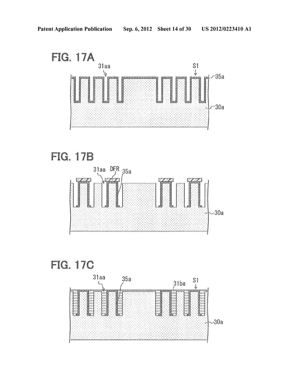 REGION-DIVIDED SUBSTRATE, SEMICONDUCTOR DEVICE HAVING REGION-DIVIDED     SUBSTRATE, AND METHOD FOR MANUFACTURING THE SAME - diagram, schematic, and image 15