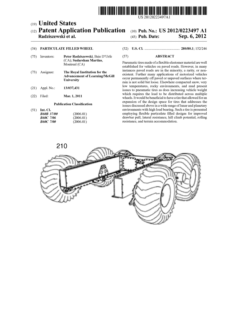 Particulate Filled Wheel - diagram, schematic, and image 01