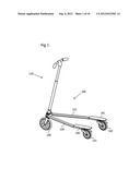 Three-Wheeled Scooter Device diagram and image