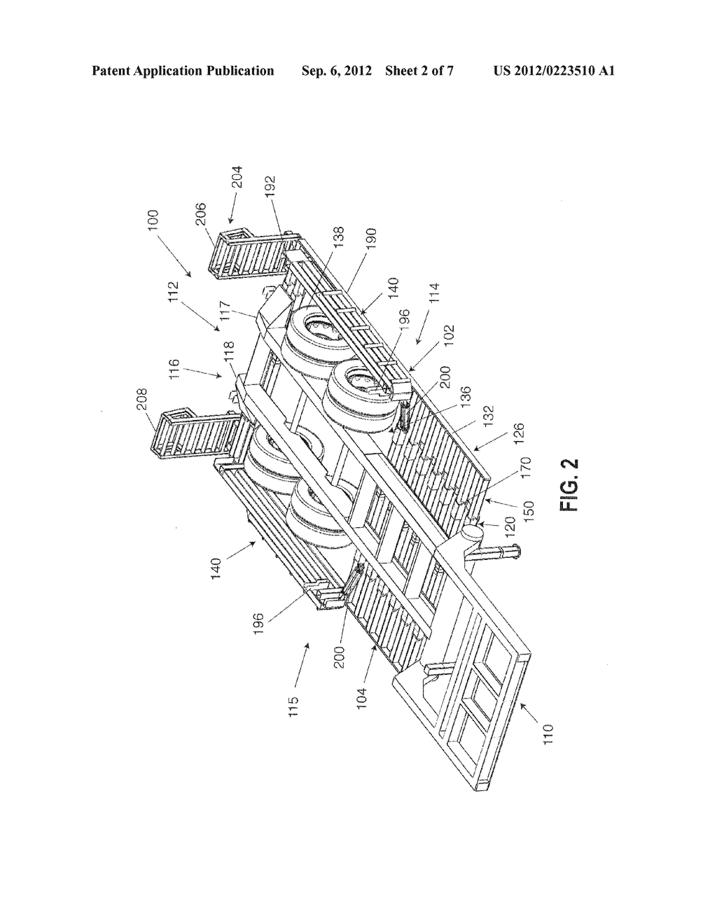 TRAILER HAVING A VARIABLE WIDTH - diagram, schematic, and image 03