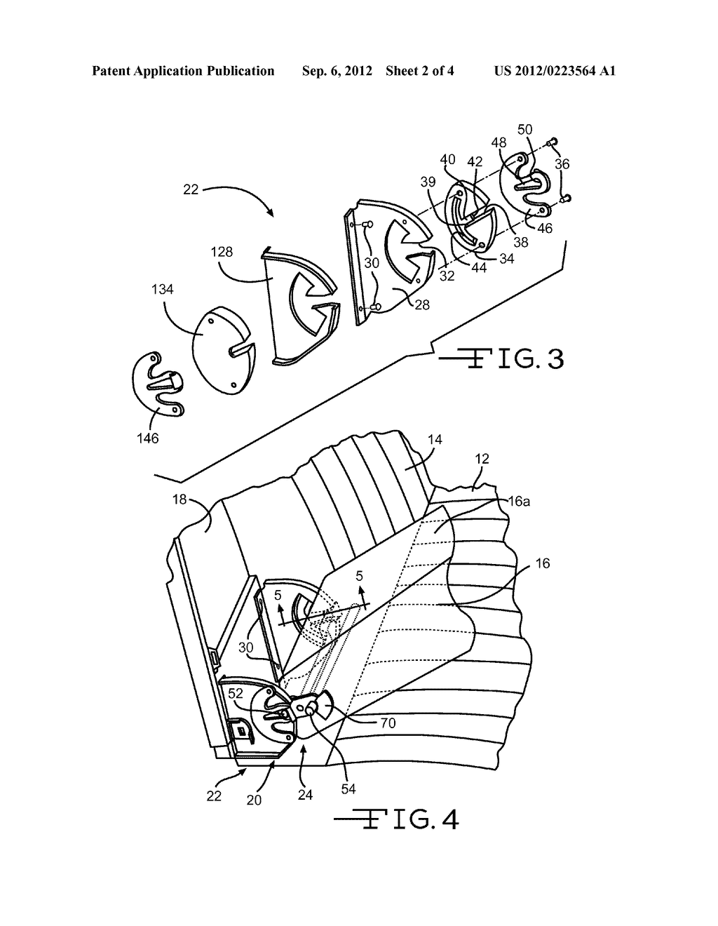 Armrest Mounting Assembly and Misalignment Indicator - diagram, schematic, and image 03