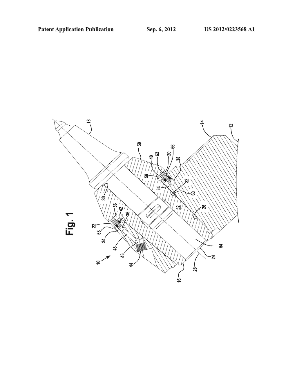 Holder Block Assembly for a Cutting Tool Having a Hydraulic Piston and     Method - diagram, schematic, and image 02