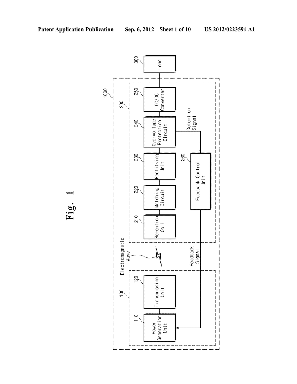 OVERVOLTAGE PROTECTION CIRCUIT, POWER TRANSMISSION DEVICE INCLUDING THE     SAME, AND CONTROL METHOD THEREOF - diagram, schematic, and image 02
