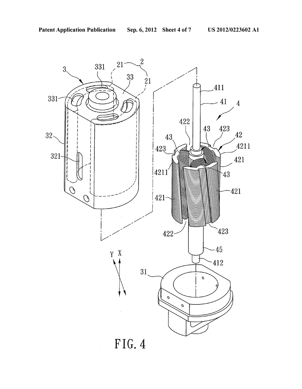 ELECTRIC MOTOR CAPABLE OF HEAT DISSIPATION - diagram, schematic, and image 05