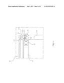 Drawer Assembly that is Locked Automatically when it is Closed diagram and image