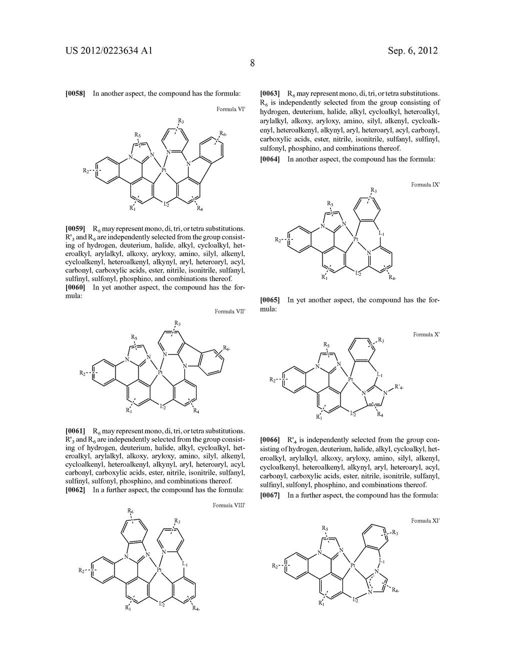 NOVEL TETRADENTATE PLATINUM COMPLEXES - diagram, schematic, and image 13