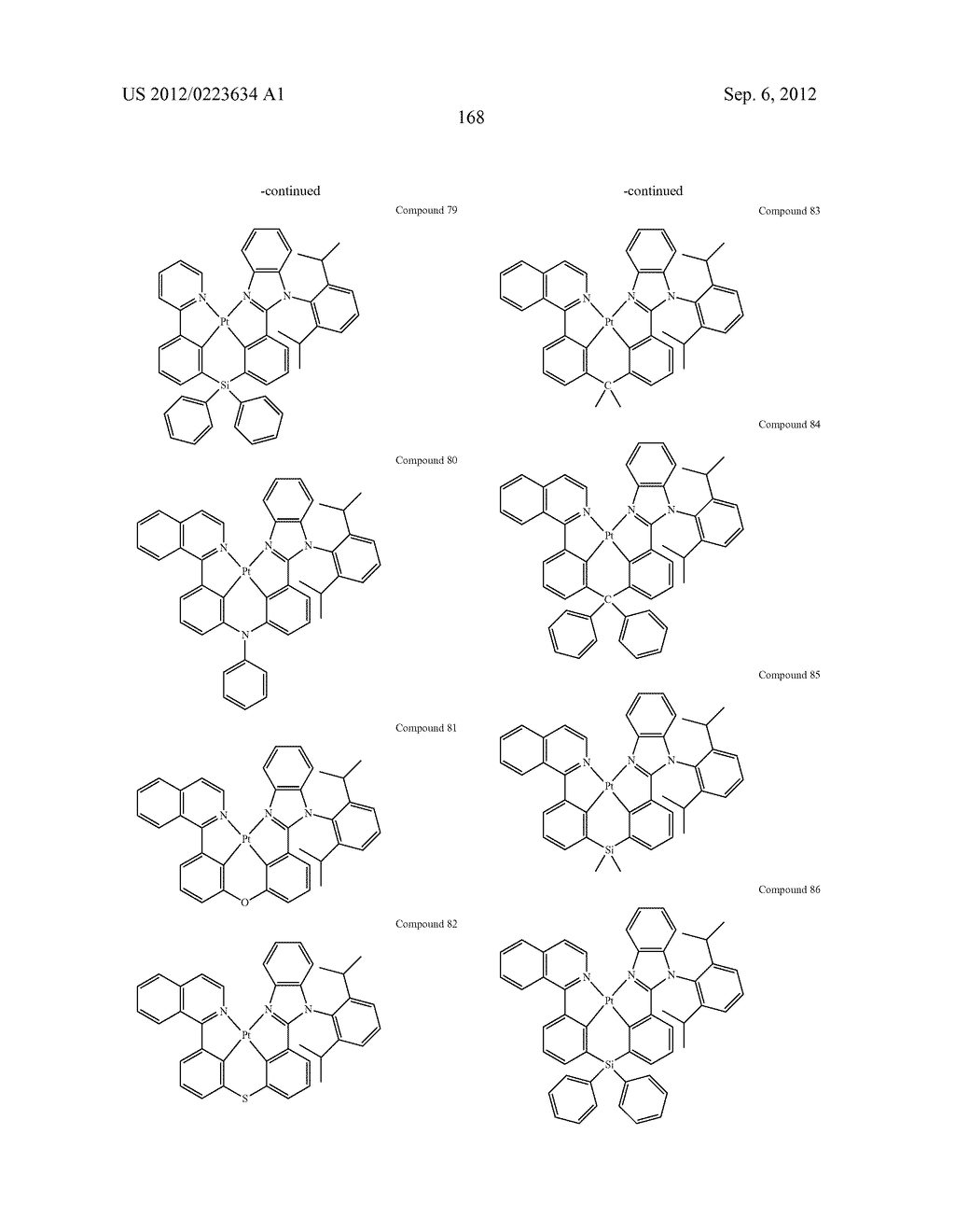 NOVEL TETRADENTATE PLATINUM COMPLEXES - diagram, schematic, and image 173