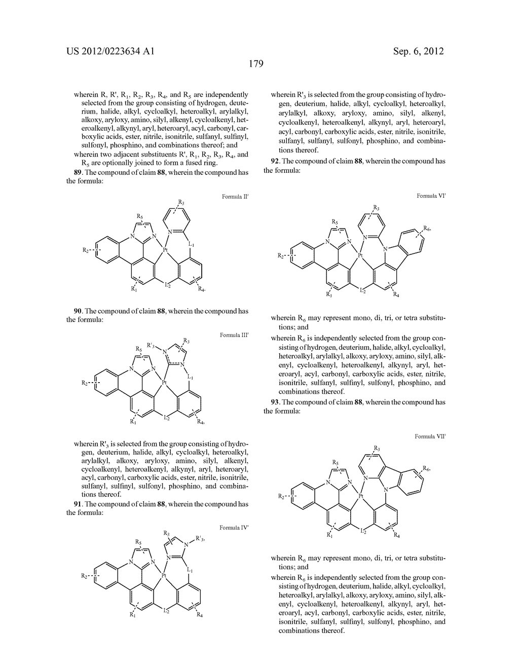 NOVEL TETRADENTATE PLATINUM COMPLEXES - diagram, schematic, and image 184