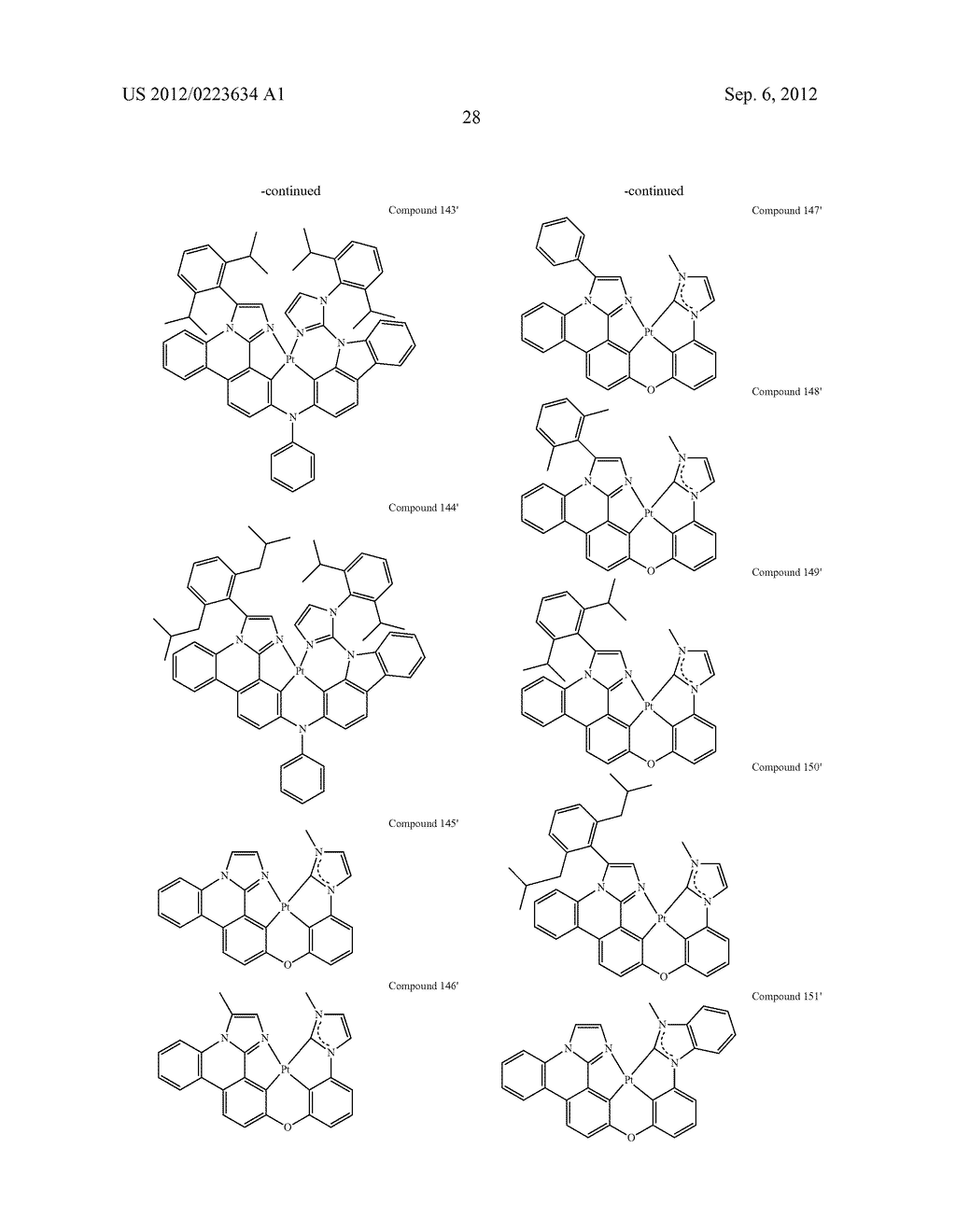 NOVEL TETRADENTATE PLATINUM COMPLEXES - diagram, schematic, and image 33