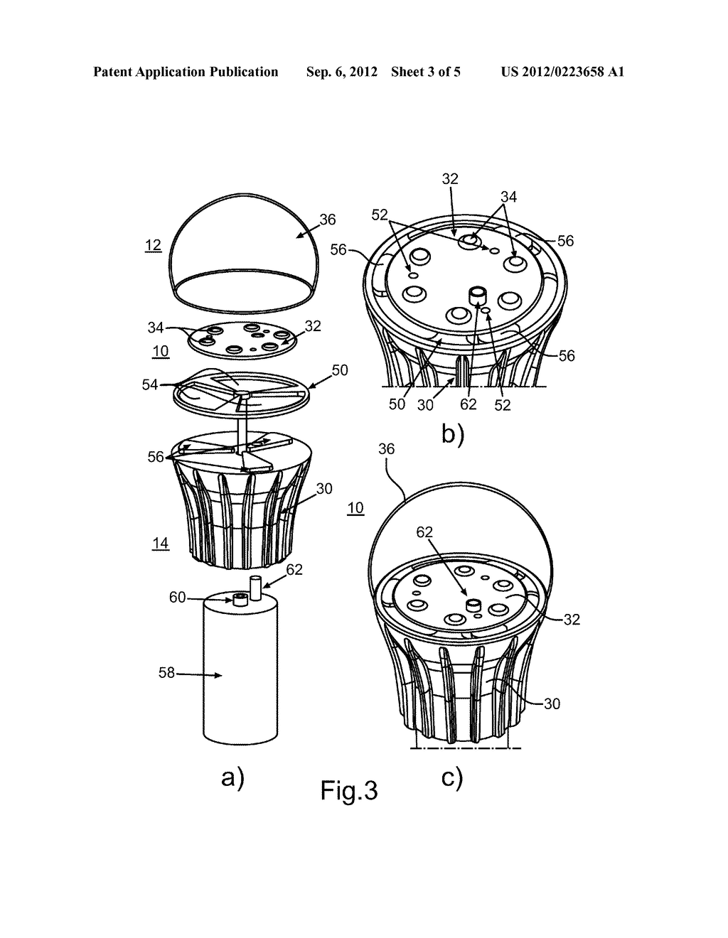 LAMP AND LUMINAIRE WITH AT LEAST ONE LIGHT EMITTING DIODE - diagram, schematic, and image 04